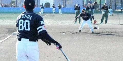 ソフトバンク松田が“本多ノック”で特守　「13年一緒にやってきたから」