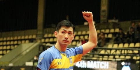 【卓球・Tリーグ】岡山、琉球に3連勝　上田が2点取りで主将の意地を見せる