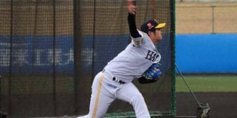 鷹ドラ1甲斐野、柳田のバット粉砕で球場どよめく　初の打撃投手で安打性1本のみ