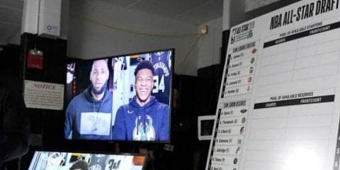 レブロンとヤニスがオールスターチームを編成、『犬猿の仲』の共闘も実現