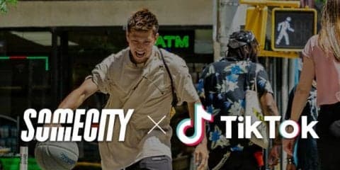 『TikTok』がストリートバスケリーグ『SOMECITY』のスペシャルパートナーに
