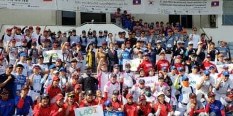 韓国野球関係者の尽力で開催されるラオス野球大会　日本人右腕が語る“魅力“