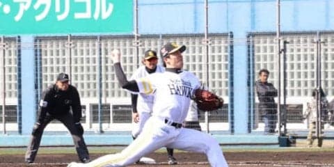 鷹の5球団競合右腕がシート打撃で好投　工藤監督も高評価「力があった」