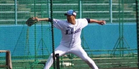 西武内海、納得のフリー打撃初登板　意図したボールに「それが収穫です」