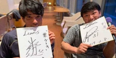 源田の守備に感動、富士大の先輩に…　西武新人・内野コンビがキャンプを振り返る