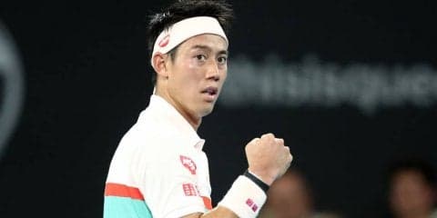 【速報】錦織が逆転で2回戦進出。次戦は「ウィンブルドン」で戦った元世界10位のグルビス[ATP500 ロッテルダム]