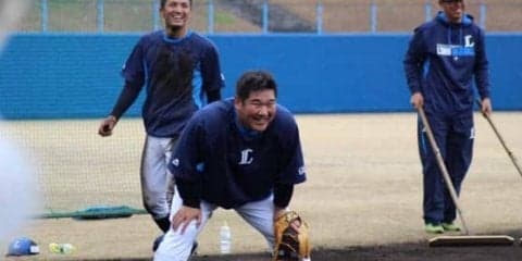 西武中村、キャンプ恒例の特守で軽快守備披露　「しっかり守って打ってが野球」