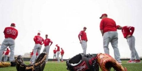 【MLB】「大谷翔平ほど注目されてないが」--二刀流招待選手のブルペン動画が話題