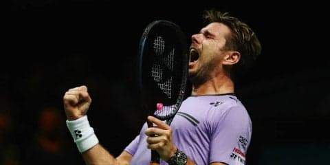 ワウリンカがベスト4入り。シャポバロフとの接戦を制し、次戦は錦織と[ATP500 ロッテルダム]