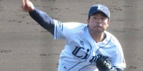 西武ドラ1松本航、紅白戦で2回完璧投球　「狙った」直球で中村を見逃し三振