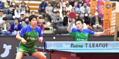 【卓球・Tリーグ】首位のKM東京勝利　琉球も“秘密兵器”侯を攻略して一矢報いる