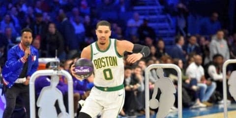 NBAのスキルズチャレンジ、ハーフコートショットでジェイソン・テイタムが優勝