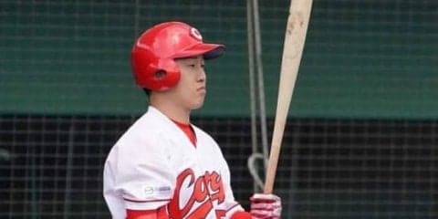 広島ドラ1小園、初の対外試合は“ホロ苦”　2三振含む3タコ「力不足を感じた」