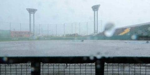 広島とロッテの練習試合は中止に　藤原、長野がスタメン出場予定も…