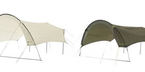 ロゴス、テントや車と連結できる「AKUBIタープ」シリーズ発売