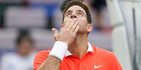 デル ポトロがツアー復帰初戦で白星。西岡をストレートで制し2回戦進出[ATP250 デルレイビーチ]