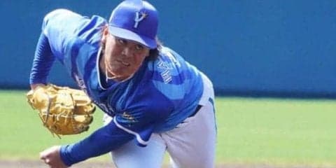 DeNA浜口、4回2安打1失点　3連続Kなど4奪三振　ヤクルト小川は3回5安打3失点