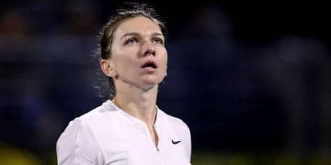 ハレプ 元世界7位のベンチッチに逆転で敗れ、準々決勝で姿を消す[ドバイ・デューティフリー・テニス選手権]