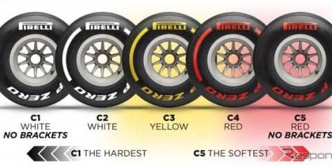 【F1】2019年シーズン用ピレリタイヤ、ドライは3種類のカラーと5種類のコンパウンド［訂正］