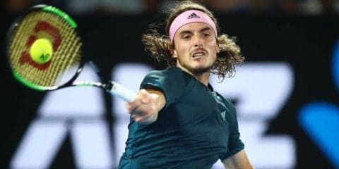 チチパスVSゴファンの準決勝。ドバイでは全豪準優勝のクビトバが決勝に臨む