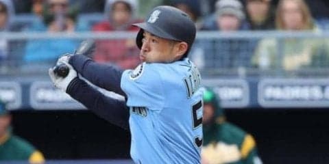 イチローの306日ぶりヒット動画、MLB韓国も公開＆“脱帽”「45歳ですよね？」