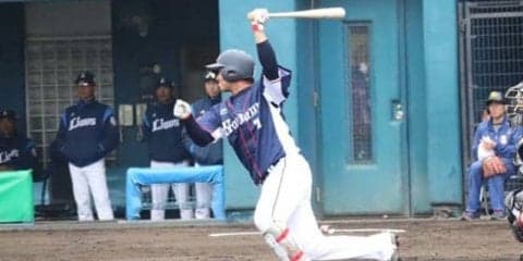 西武ドラ7ルーキー佐藤がアピール打　鷹・武田から先制の2点適時打