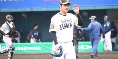 鷹ドラ1甲斐野「質を磨きたい」最速155キロ、バット粉砕の衝撃“デビュー”