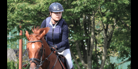 【連載】『平成３０年度卒業記念特集』第３５回　山口ありさ／馬術