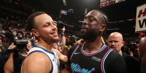 カリーが劇的ブザービーターのウェイドを称賛「目にすることができて良かった」