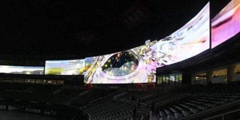 ホークス、大改修のヤフオクDお披露目　収容4万人超え、ビジョンの表示面積1.71倍に