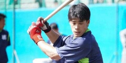 前日本塁打＆実戦8試合連続安打中の燕・塩見が5番に“昇格”　巨人戦スタメン