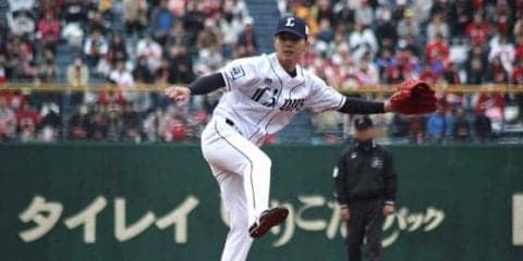 西武郭俊麟、広島戦で4回2失点　開幕ローテ入りの可能性も「ニールとの競争」