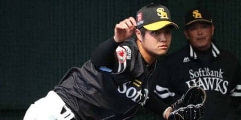 鷹のドラ1甲斐野が最速158キロ！　阪神戦で1回無失点、150キロ台中盤を連発