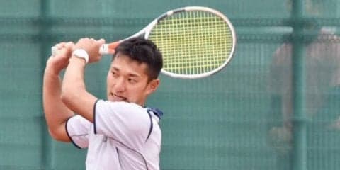 【庭球部男子】　男子シングルスは全員敗退