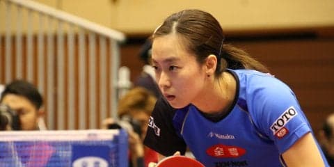 【卓球・トップ12】石川佳純、加藤を下し決勝進出