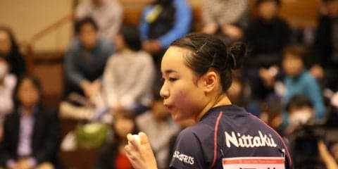 【卓球・トップ12】注目の“みうみま”対決は伊藤美誠が制し決勝進出
