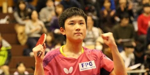 【卓球・トップ12】張本が決勝進出　決勝では水谷と対戦