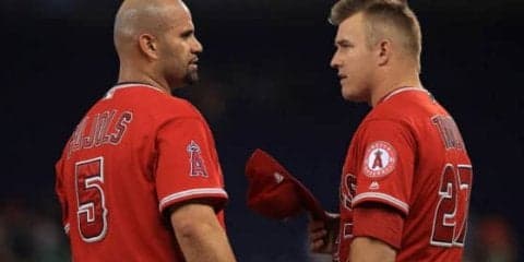 【MLB】トラウト＆プホルスのアベック弾動画にファン歓喜　「史上最高とザ・マシーン」