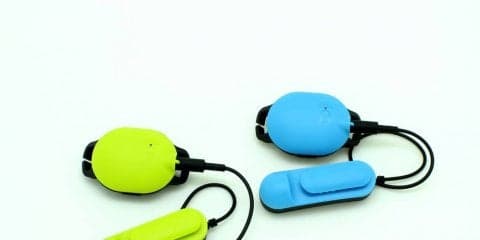 タイムやストローク数を音声案内。骨伝導の水泳用トレーニングデバイス「MARLIN」が便利そう