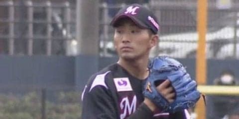 ロッテドラ3小島、緊張で「コジマ」コールに気づかずも…好投で先発ローテ前進