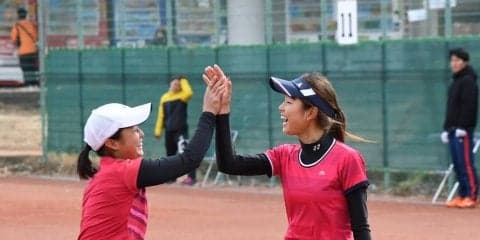 【庭球部女子】　明河がダブルスでベスト４敗退で新進閉幕