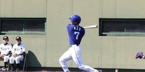 中日ドラ1根尾、プロ初打席は空振り三振　デビュー戦「6番・DH」でスタメン