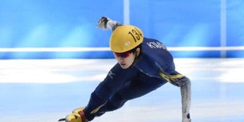 【スケート部スピード部門】　善戦するも、実力差感じたジャパントロフィー初日