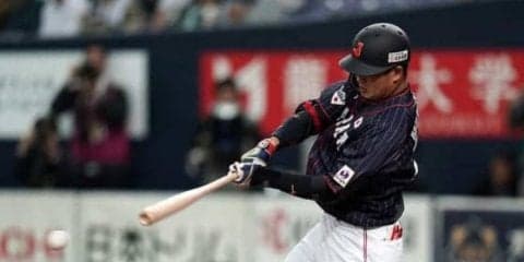 侍最年少19歳・ヤクルト村上が嬉しい初安打マーク！　第3打席で中前打