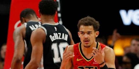 トレイ・ヤングがホークス史上初のトリプル・ダブルを達成したルーキーに