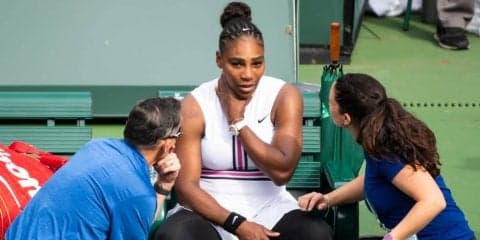 セレナ、体調不良で3回戦を途中棄権。「時間が経つにつれてどんどん悪化した」[BNPパリバ・オープン]