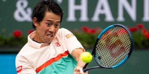 錦織 七三分け姿に「新しいファン層獲得を目指して」と冗談。