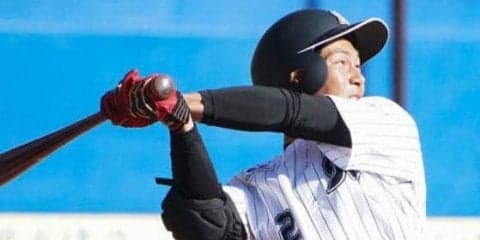 ロッテドラ1藤原、強風で目測誤り“洗礼”浴びるも…打者一巡の猛攻呼ぶ痛烈ヒット