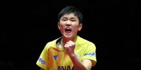 卓球の張本が4月2日の楽天本拠地開幕戦で始球式「日本一を祈願し全力投球」