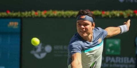 ラオニッチが2年連続のベスト4入り。世界130位をストレートで下す[ATP1000 インディアンウェルズ]